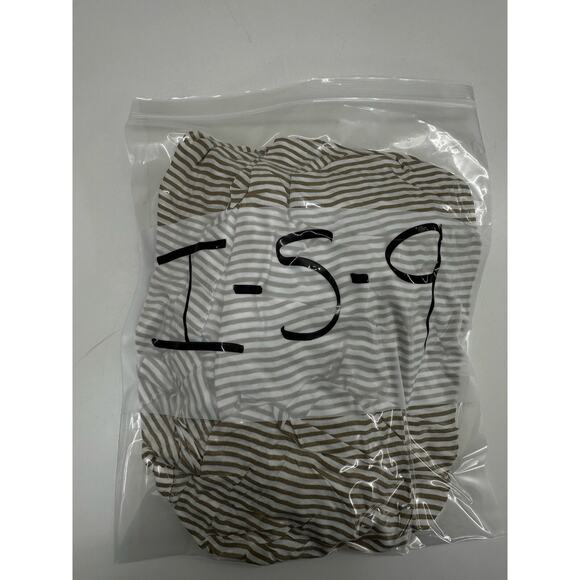 Maggie Lawrence Collection Womens Skirt Size 18-20 Tan White Stripe - Picture 9 of 9